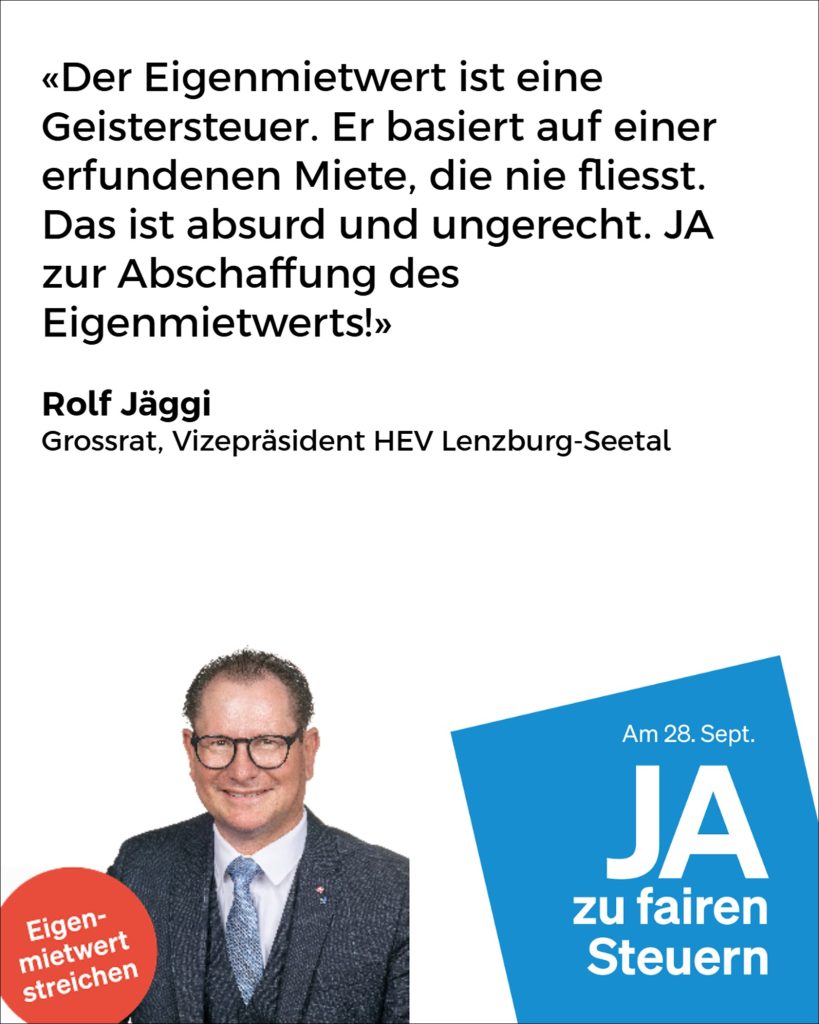 Abschaffung Eigenmietwert